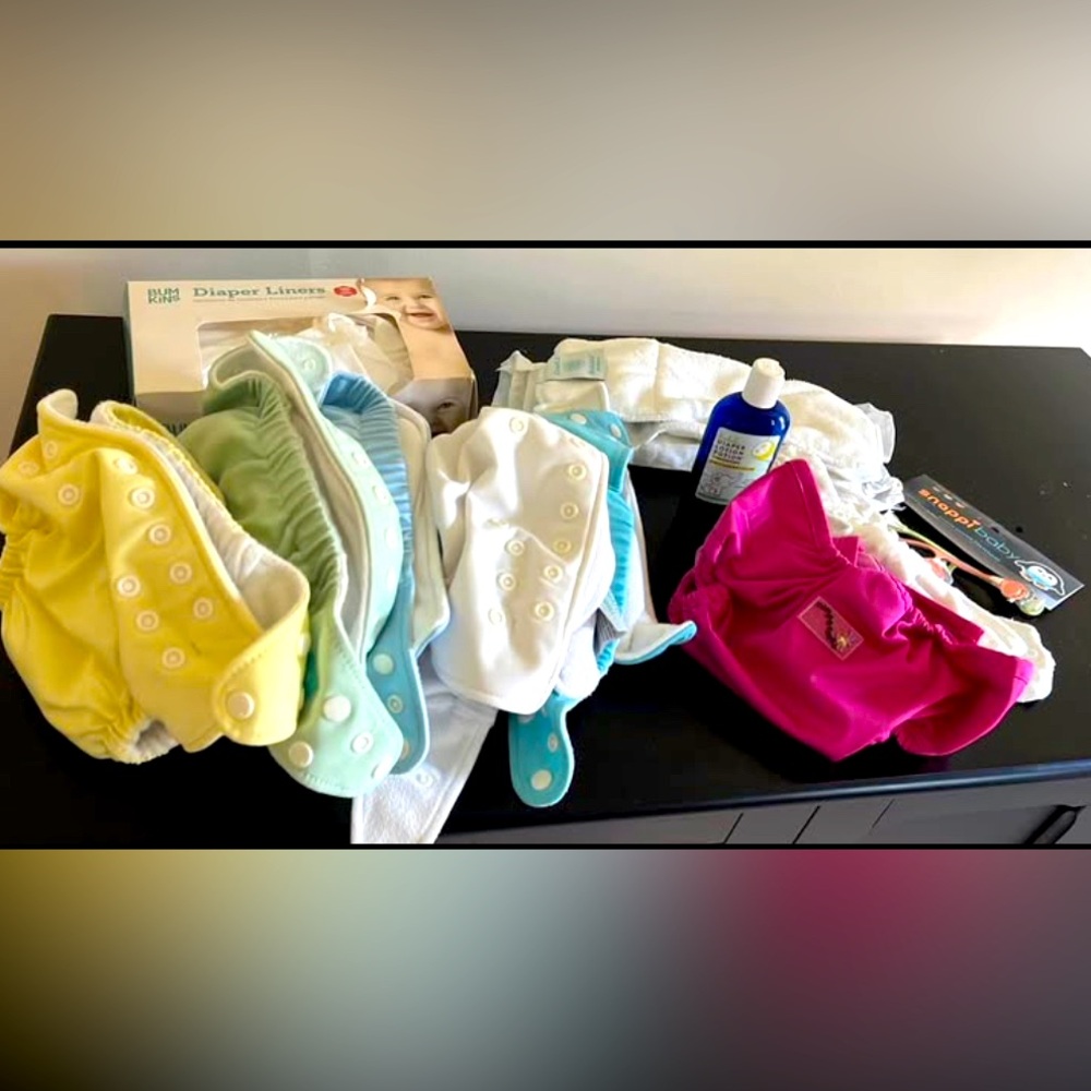 Charlie Banana and misc cloth diapers bundle